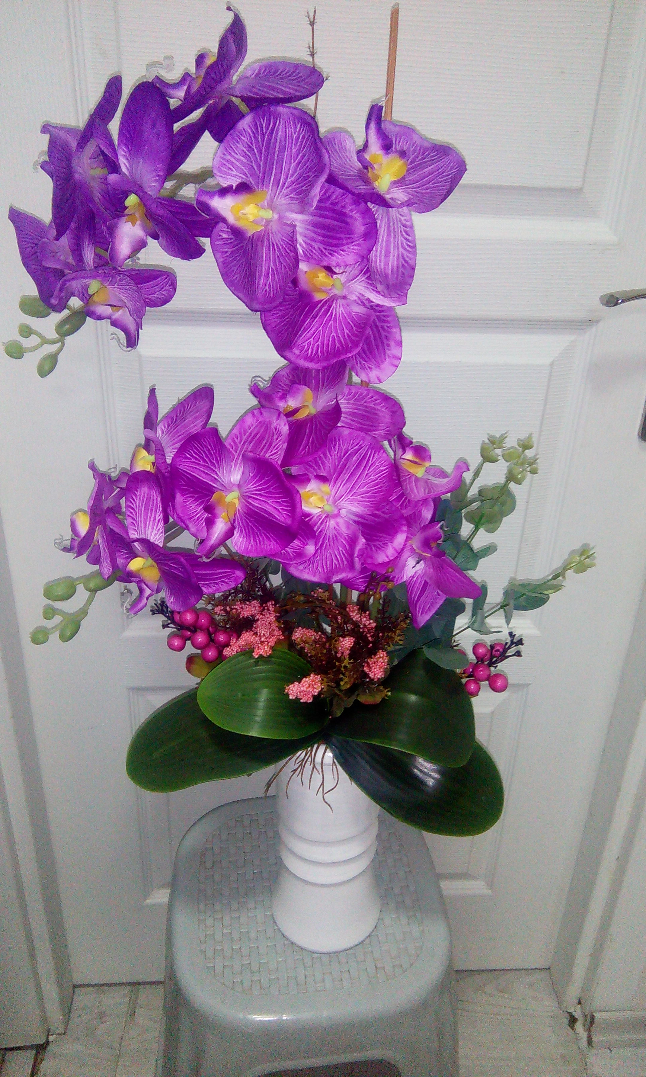yapay orkide çiçek